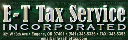E-T Tax Service 343-5336